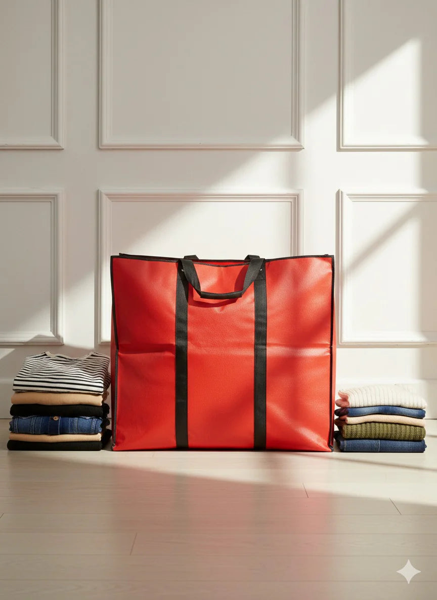 Storagebag-Red-size- 27-23-14-120-GSM-Non Women fabric